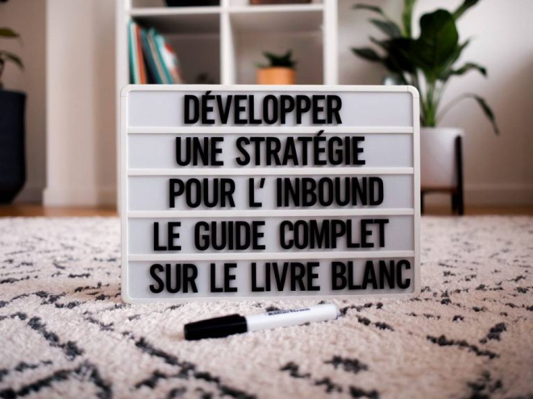 Développer une stratégie de contenu pour l'inbound : le guide complet sur le livre blanc